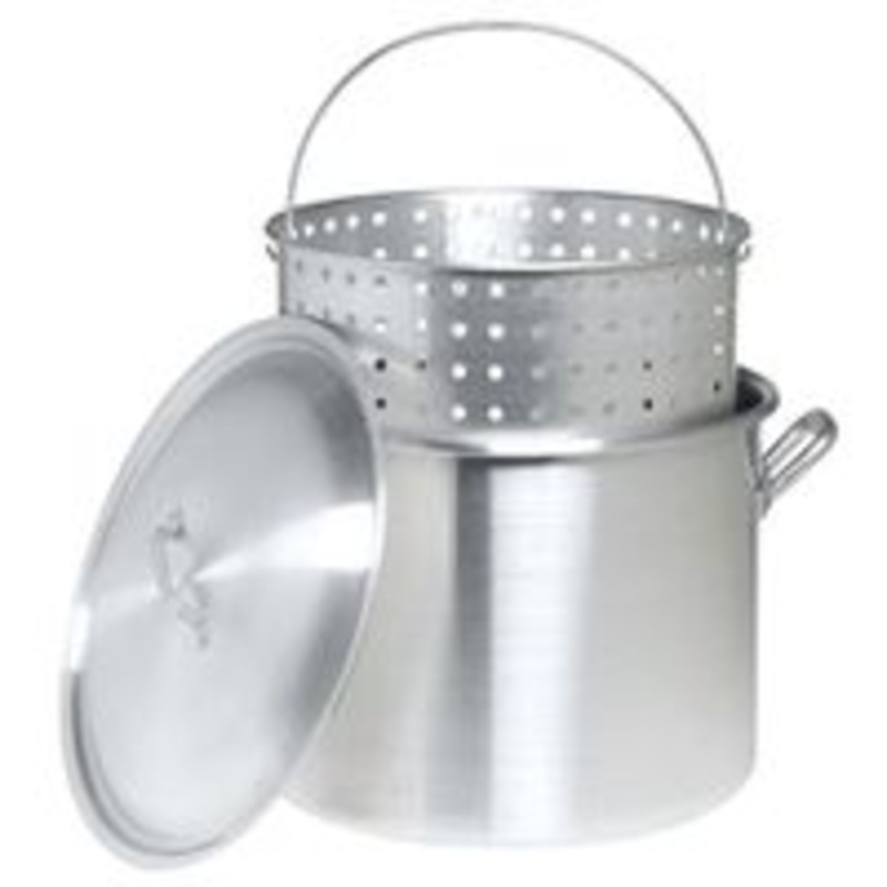 Stock Pots with Lid and Basket