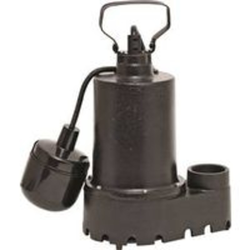 Sump Pump Vertical Iron 1/3 HP