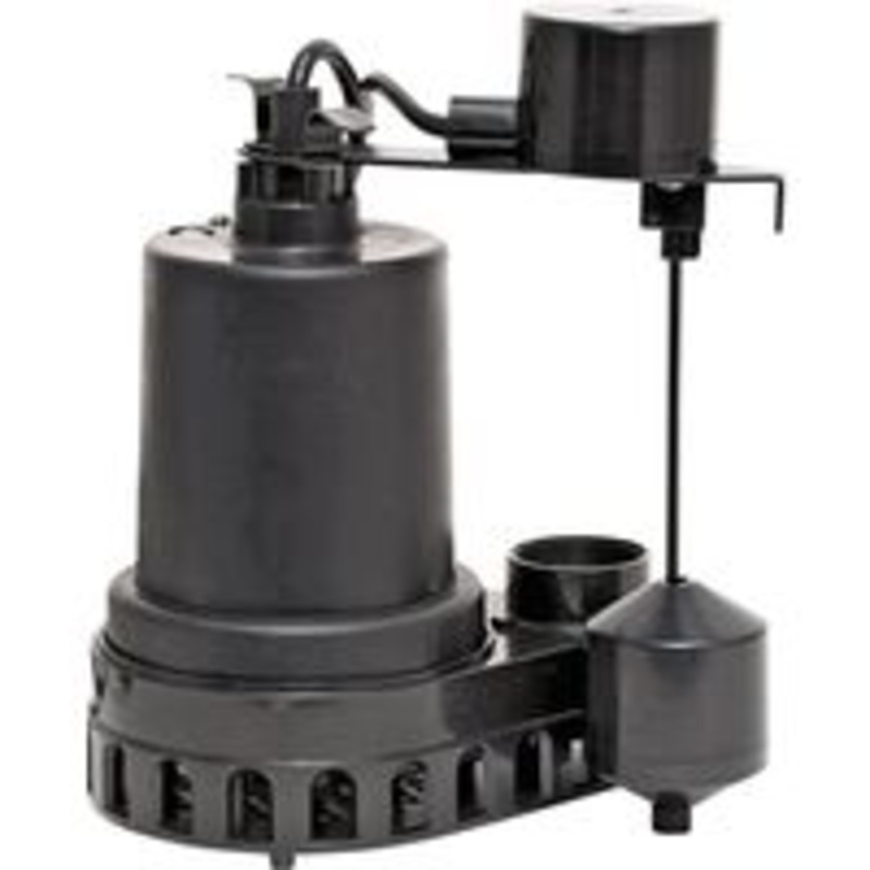 Sump Pump Vertical Plastic 1/2 HP