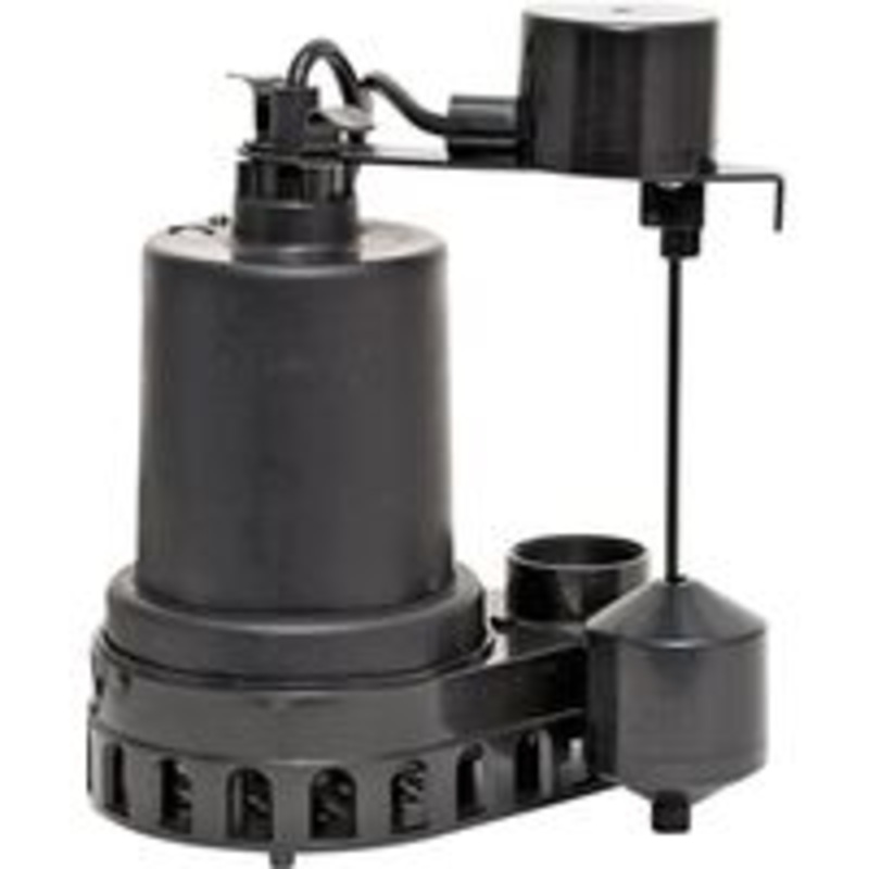 Sump Pump Vertical Plastic 1/3 HP