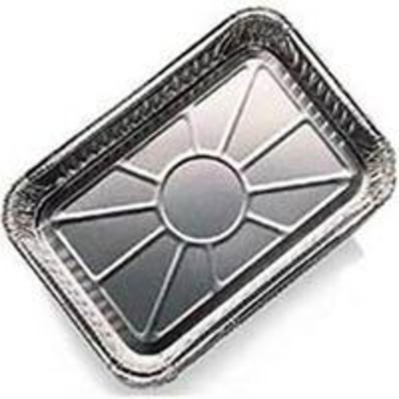 10-Pack 8.5 x 6 Inch Aluminum Drip Pans
