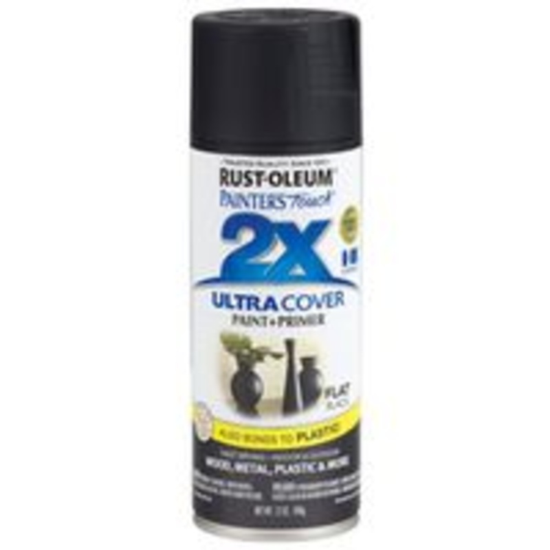 2X Flat Black Spray Paint