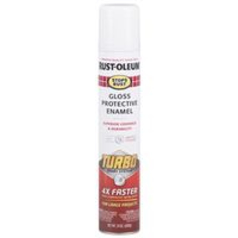 Enamel Gloss Protective Spray Paint – White