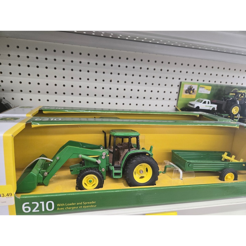 JD 6210 Tractor and Spreader Toy