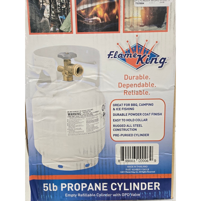LP Cylinder with OPD Steel 5′