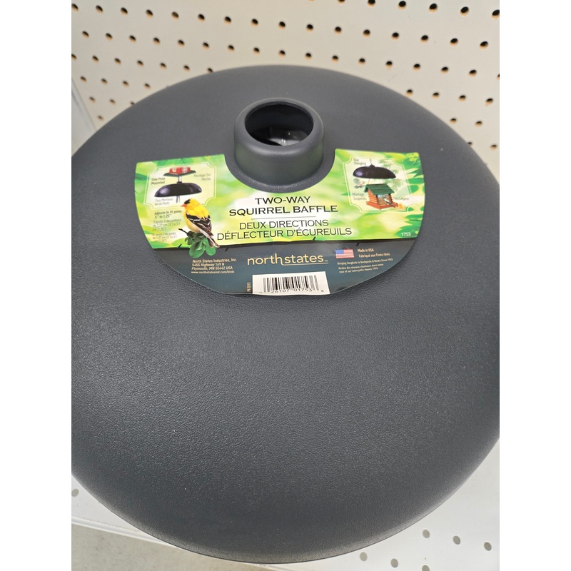 Squirrel Baffle for Bird Feeders