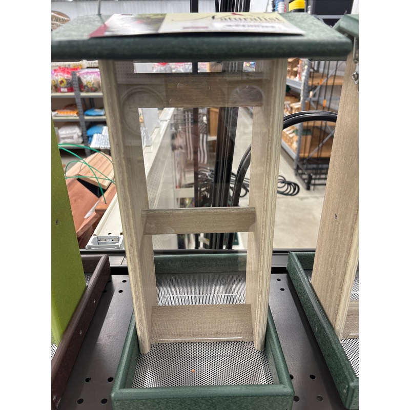 Tall Green Bird Feeder (4 lbs)