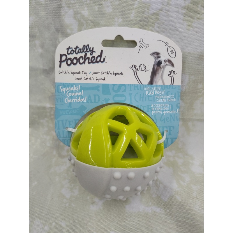 3.5 Green Catch and Squeak Ball