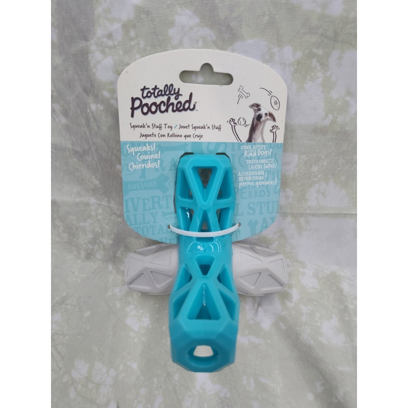 5 Teal Squeaky/Stuffed Foam Rubber Toy