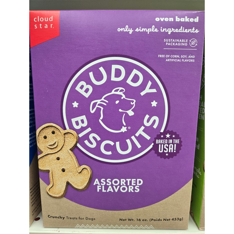 Buddy Biscuit Assorted Flavors Pet Treats
