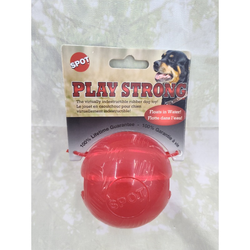 Play Strong Ball 3.25 – Durable Pet Toy for Interactive Play