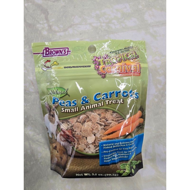 Tropical Carnival Pea & Carrot Pet Treats
