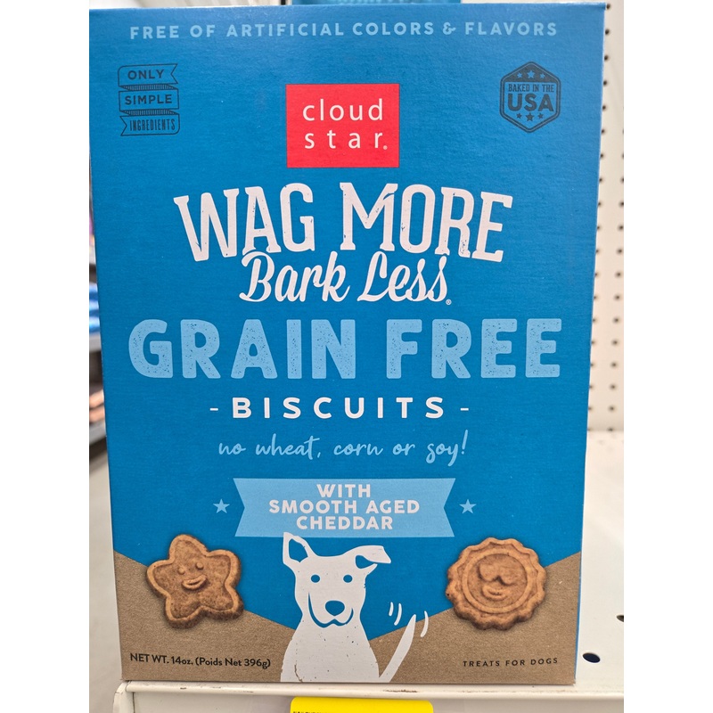 Wag More Crunch Aged Cheddar Dog Treats