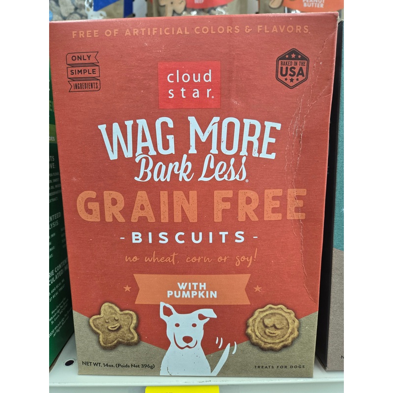 Wag More Grain-Free Crunchy Pumpkin Dog Treats