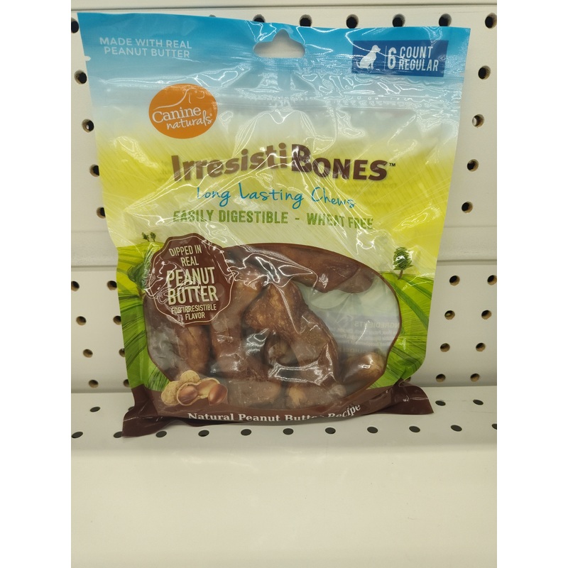 Canine Natural Peanut Butter Chews – 6 Pack