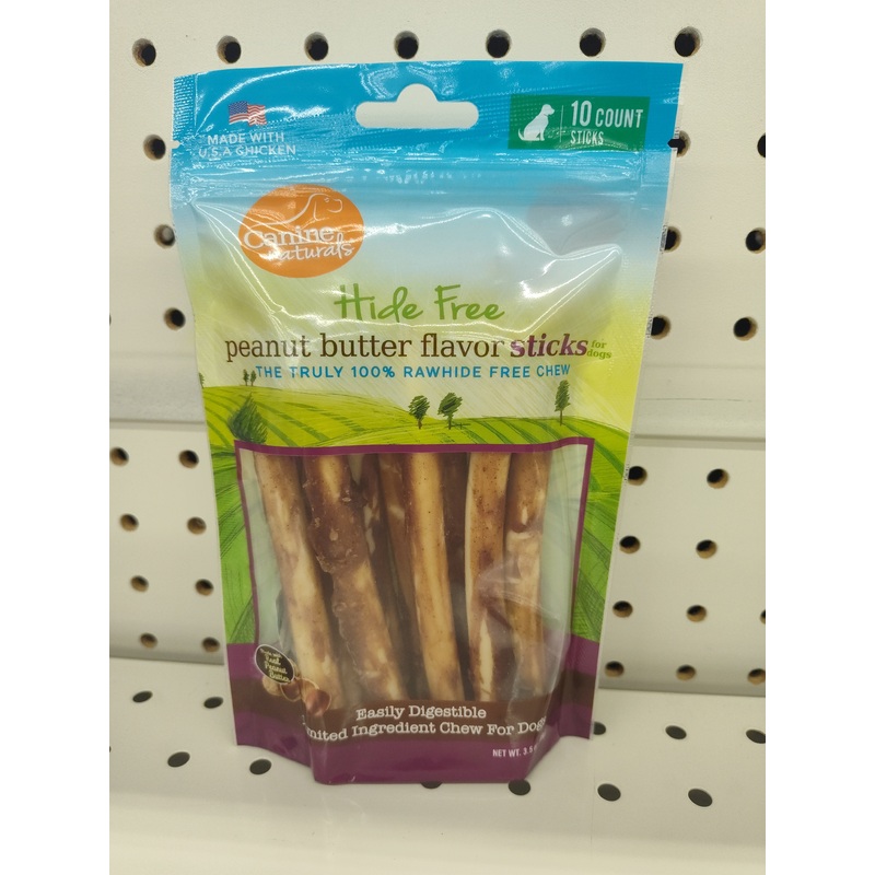 Canine Natural Peanut Butter Sticks – 10 Pack