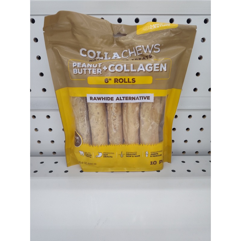 Collachews Peanut Butter Rolls – 10 Pack