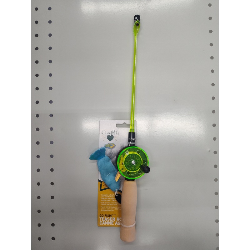 Go Fish Rod Teaser Cat Toy