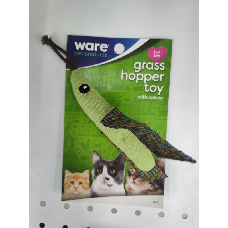 Grasshopper Catnip Toy for Cats