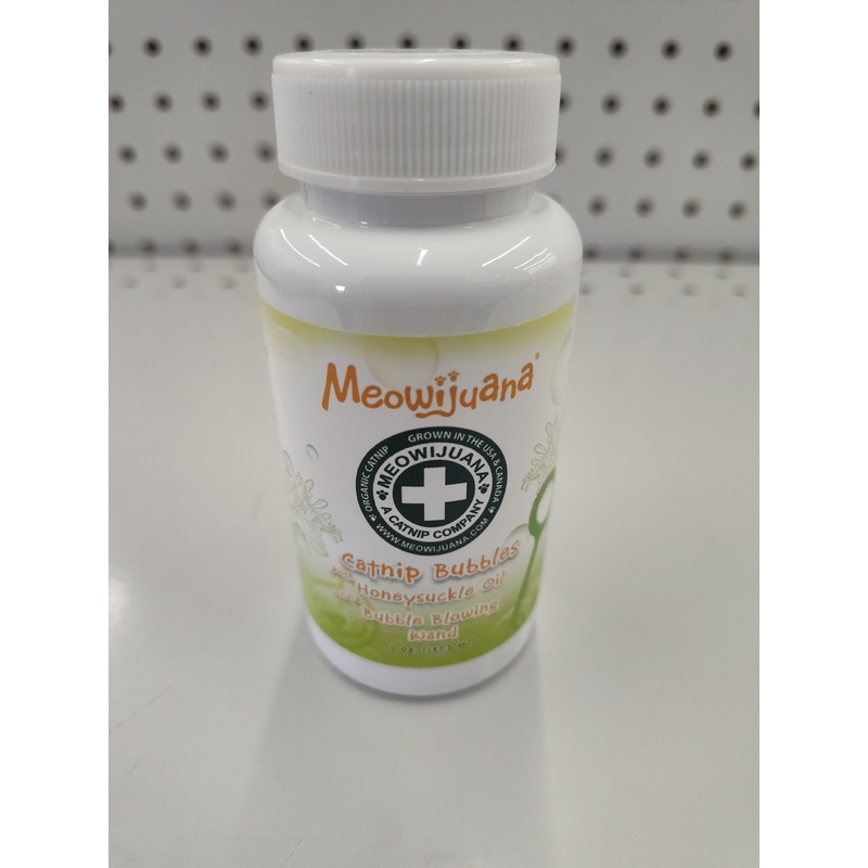 Meowijuana Catnip Bubbles for Cats