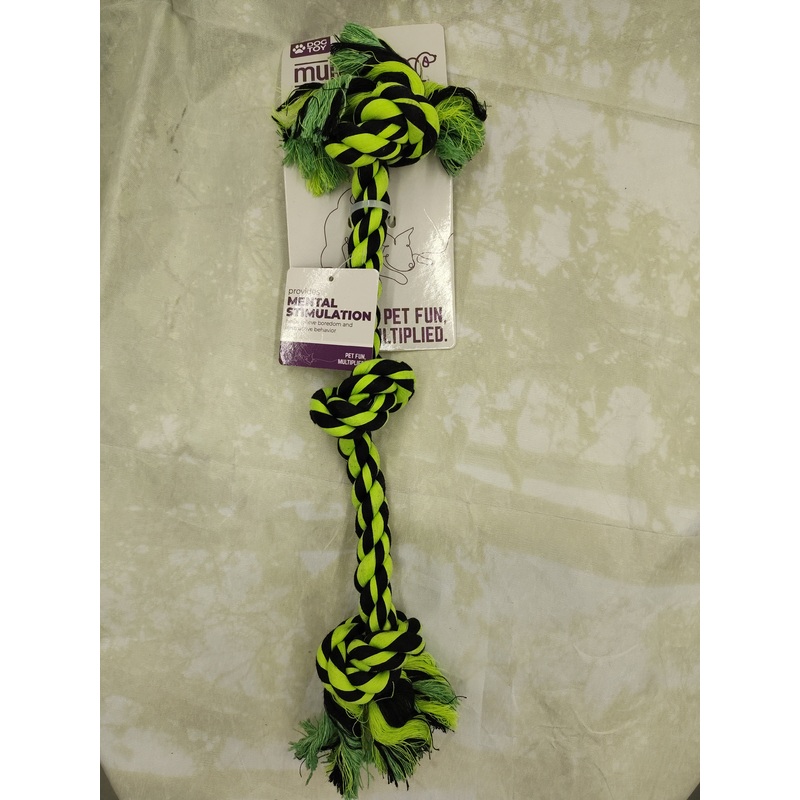 Multi 3 Knot Rope Dog Toy – 15 Inch