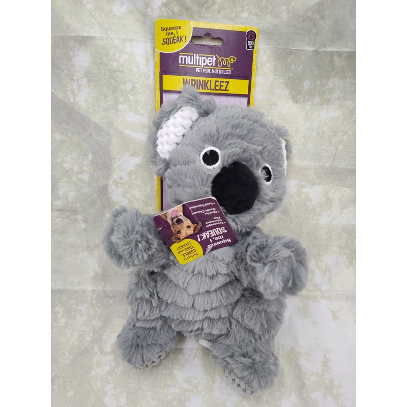 Multipet Wrinkleez 9-Inch Plush Dog Toy