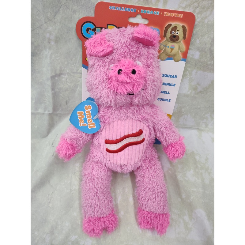 Pig Plush Dog Toy