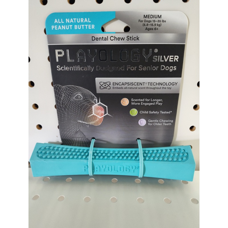 Playology Medium Peanut Butter Chew Stick
