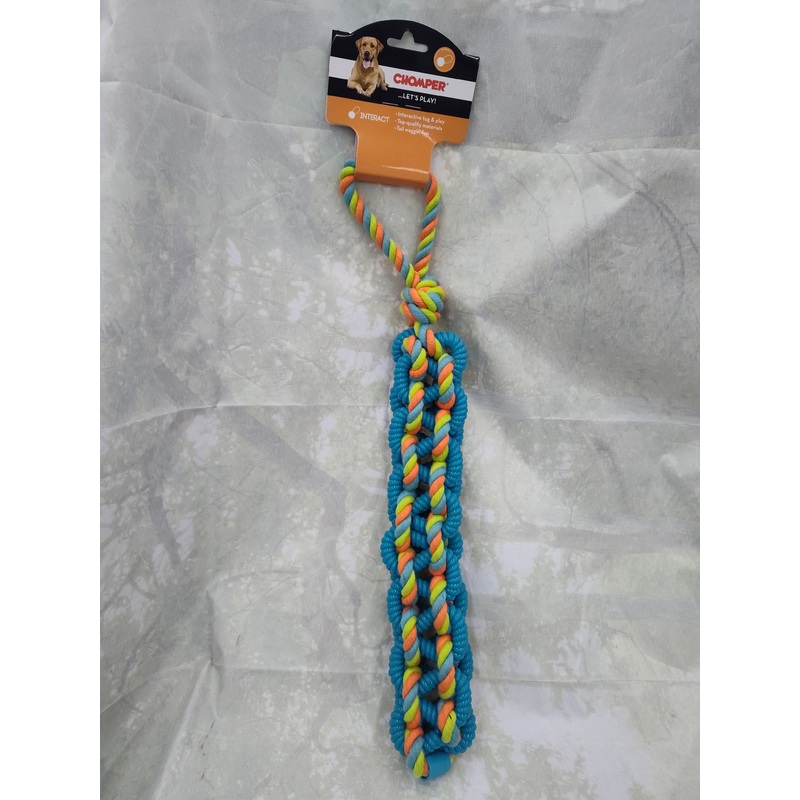 Toy Pet Tug with TPR and Rope