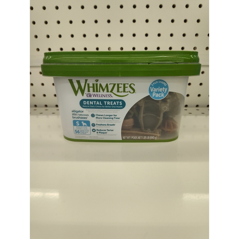 Whimzees Small Variety Pack – 56 Pieces