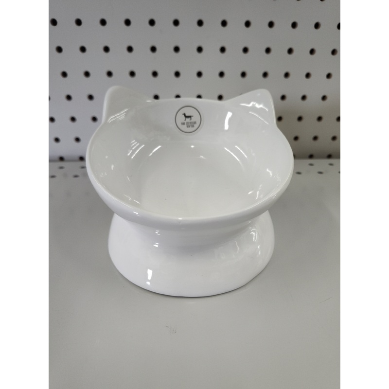 White Cat Dish – 1.5 Cup Capacity