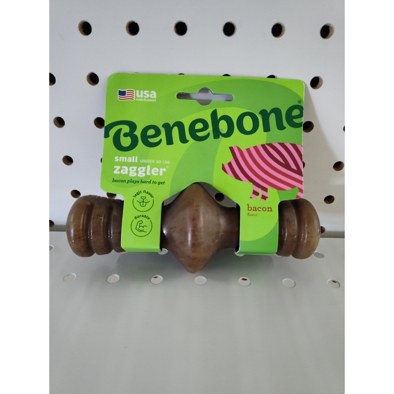 Benebone Zaggler Bacon Flavor Dog Chew Toy