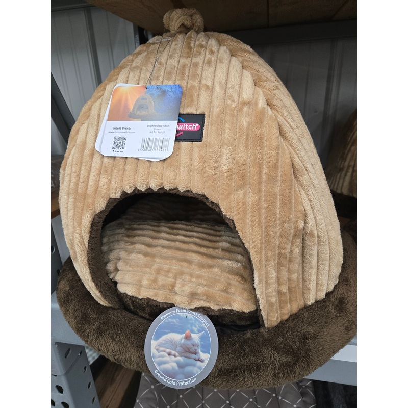 Brown Adult Cat House