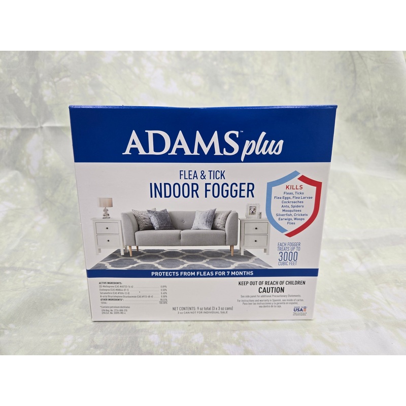 Flea and Tick Indoor Fogger, 3 oz.