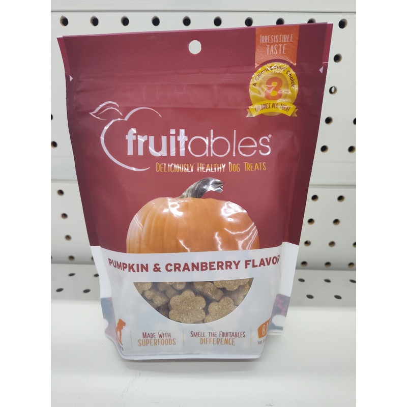 Fruitables Pumpkin & Cranberry Pet Treats