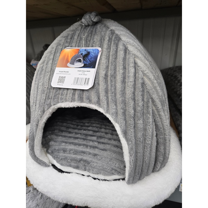 Grey Adult Cat House