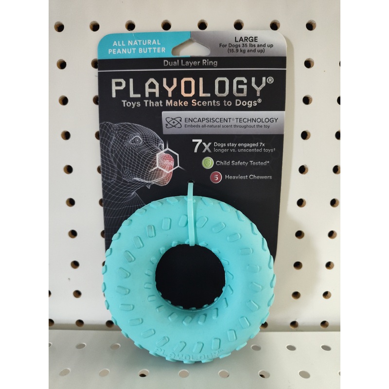 Playology Large PB Ring Dog Toy