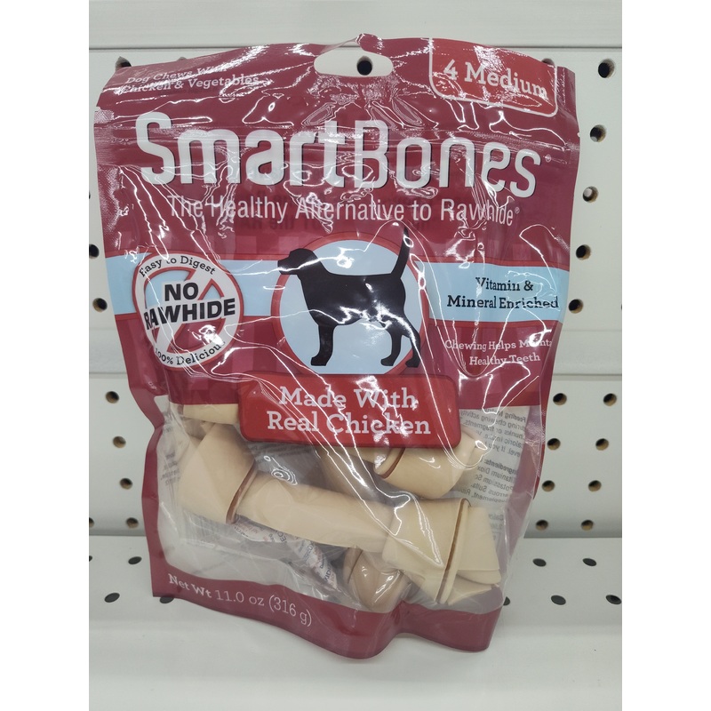 SmartBones Chicken Medley Treats – 4 Pack