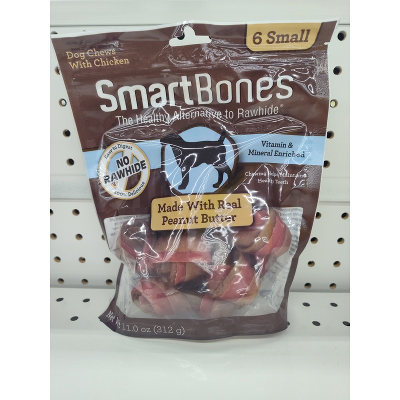 SmartBones Peanut Butter Dog Chew Bone