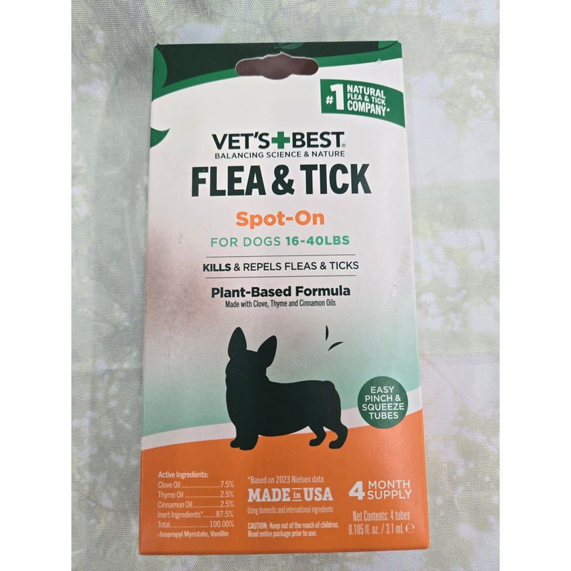 Vet’s Best Medicated Flea and Tick Treatment