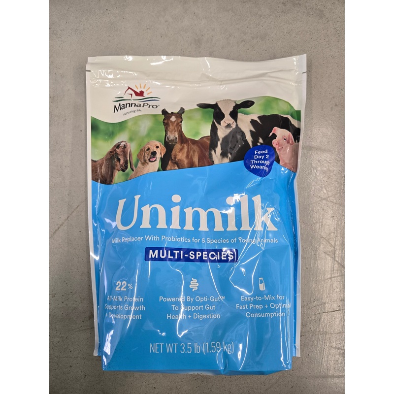 3.5 lb Unimilk Milk Replacer