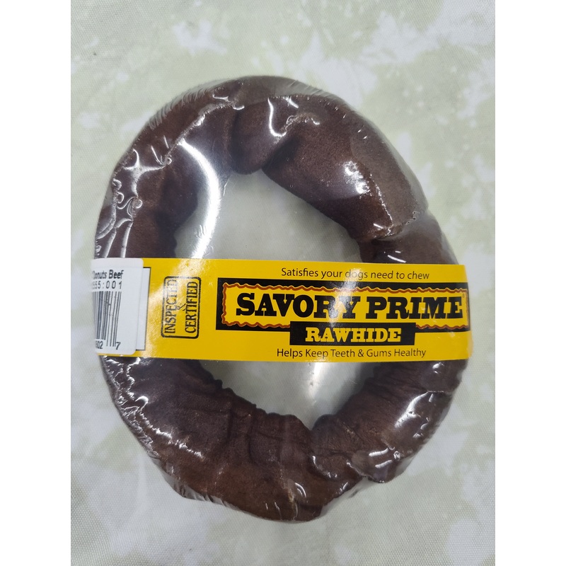 Rawhide Beef Donut – 4 Inch