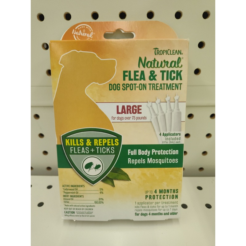 TropiClean Natural Drops for Large Dogs