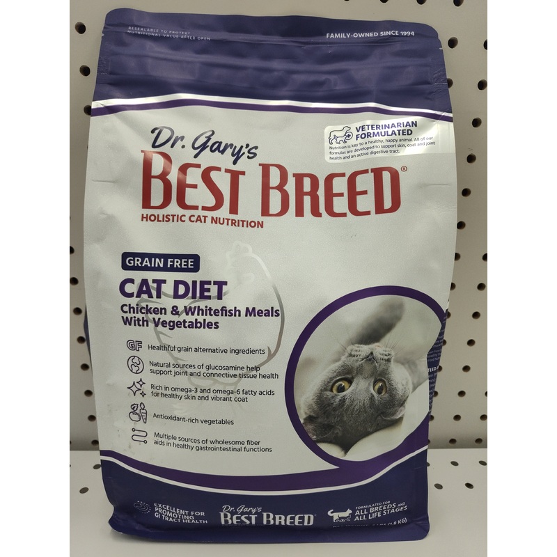 4 lb Best Breed Grain-Free Chicken Cat Food