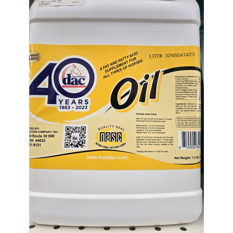 7.5 lb Liquid Dac Oil