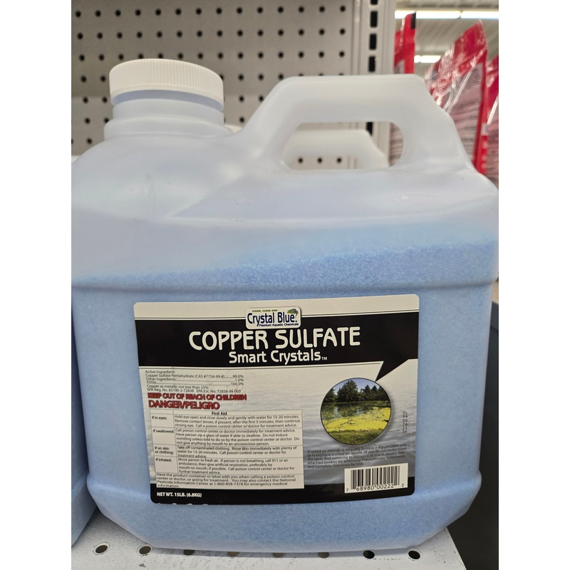 Copper Sulfate 15 lb – Herbicide for Lawn and Garden