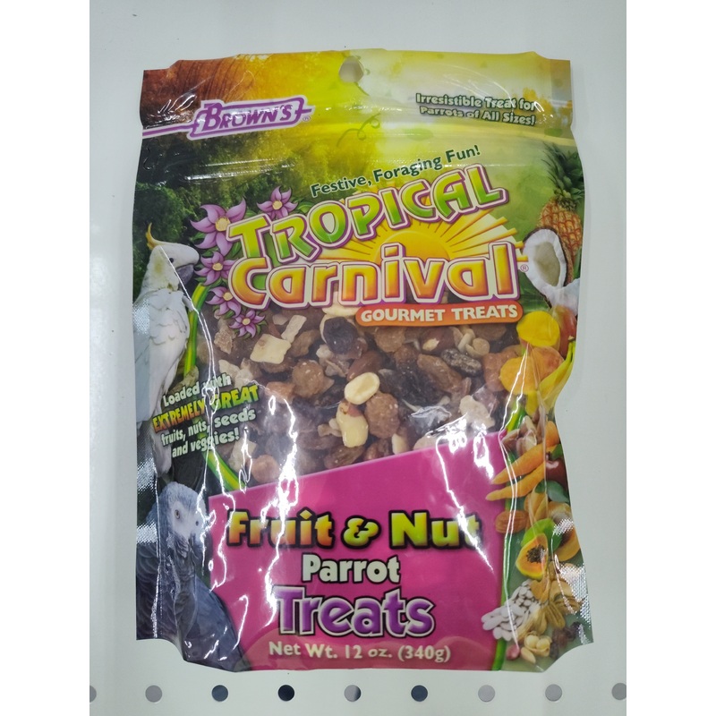 Fruit and Nut Treats for Parrots
