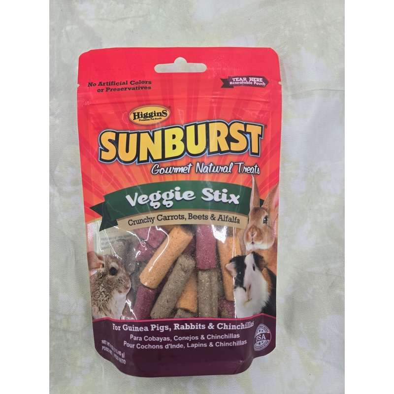 Higgins Veggie Sticks Treats for Small Animals