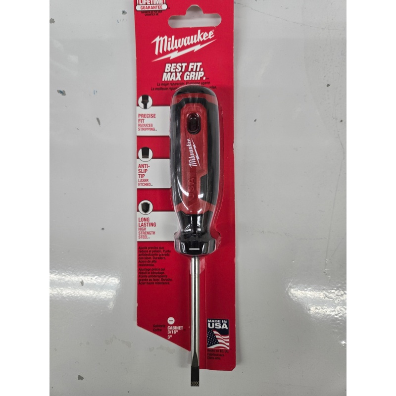 Milwaukee Screwdriver Cabinet 3/16