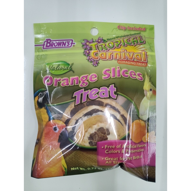 Natural Dried Orange Slices for Small Animals
